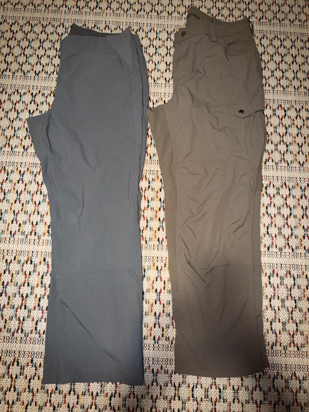 Duluth Trading Co Light Gray Travel Pants